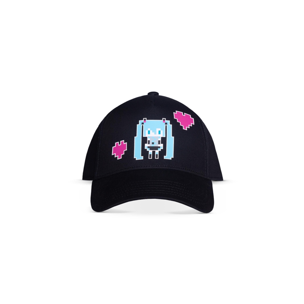 Hatsune Miku - Pixel Casquette ajustable - Noir